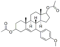 CAS#: 168412-87-1， [(3S,7R,8R,9S,10R,13S,14S,17S)-3-Acetyloxy-7-(4-Methoxyphenyl)-10,13-Dimethyl-2,3,4,7,8,9,11,12,14,15,16,17-Dodecahydro-1H-Cyclopenta[a]Phenanthren-17-Yl] Acetate