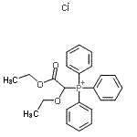 结构式 CAS# 16847-90-8, (1,2-二乙氧基-2-氧代乙基)(三苯基)鏻氯化物