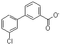 结构式 CAS# 168619-06-5, 3-(3-氯苯基)苯甲酸酯