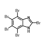 CAS#: 16865-25-1， 2,4,5,6,7-Pentabromo-1H-Benzimidazole