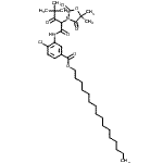 CAS#: 168689-49-4， Hexadecyl 4-Chloro-3-{[2-(5,5-Dimethyl-2,4-Dioxo-1,3-Oxazolidin-3-Yl)-4,4-Dimethyl-3-Oxopentanoyl]Amino}Benzoate