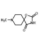 CAS#: 168818-35-7， 8-Methyl-1-Oxa-3,8-Diazaspiro[4.5]Decane-2,4-Dione