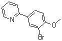 结构式 CAS# 168823-65-2, 2-(3-溴-4-甲氧基苯基)-吡啶