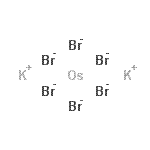 structure of CAS# 16903-69-8, Osmium(4+) Potassium Bromide (1:2:6);Bromure d'osmium(4+) et de potassium (6:1:2);Kaliumosmium(4+)bromid (2:1:6);Osmium(4+) potassium bromide (1:2:6)