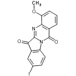 CAS#: 169038-38-4， 8-Iodo-4-Methoxyindolo[2,1-b]Quinazoline-6,12-Dione