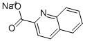 structure of CAS# 16907-79-2, Quinaldic Acid Sodium Salt;2-Quinolinecarboxylic Acid;Sodium;Quinaldic Acid;Sodium;Nsc330739