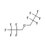 structure of CAS# 1691-22-1, 1,1,1,2,2-Pentafluoro-3-(2,2,3,3,3-Pentafluoropropoxy)Propane;Bis(2,2,3,3,3-pentafluoropropyl)ether;MFCD22123959
