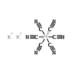 structure of CAS# 16920-94-8, Dipotassium Hexakis(Cyano-kappac)Platinate(2-);DIPOTASSIUM HEXACYANOPLATINATE(2-);POTASSIUM HEXACYANOPLATINATE(IV);POTASSIUMHEXACYANOPLATINATE