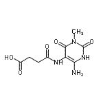 CAS#: 169234-54-2， 4-[(6-Amino-3-Methyl-2,4-Dioxo-1,2,3,4-Tetrahydro-5-Pyrimidinyl)Amino]-4-Oxobutanoic Acid