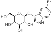 structure of CAS# 16934-09-1, 5-Bromo-1H-Indol-3-Yl beta-D-Glucopyranoside