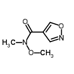 CAS#: 169377-30-4， N-Methoxy-N-Methyl-1,2-Oxazole-4-Carboxamide
