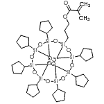 CAS#: 169391-91-7， Poly(Cyclopentylsilsesquioxane) Methacryloxypropyl Substituted