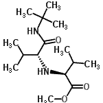 CAS#: 169453-32-1， Methyl N-{(2R)-3-Methyl-1-[(2-Methyl-2-Propanyl)Amino]-1-Oxo-2-Butanyl}-L-Valinate