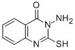 结构式 CAS# 16951-33-0, 3-氨基-2,3-二氢-2-硫代-4(1H)-喹唑啉酮