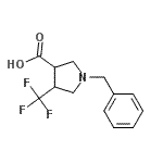CAS#: 169750-31-6， 1-Benzyl-4-(Trifluoromethyl)-3-Pyrrolidinecarboxylic Acid