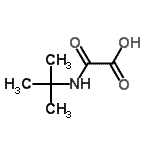 structure of CAS# 169772-25-2, [(2-Methyl-2-Propanyl)Amino](Oxo)Acetic Acid;N - tert -Butyl-oxalamic acid;(tert-Butylamino)(oxo)aceticacid;acetic acid, [(1,1-dimethylethyl)amino]oxo-