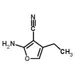 CAS#: 170170-12-4， 2-Amino-4-Ethyl-3-Furonitrile