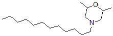 结构式 CAS# 1704-28-5, 4-十二烷基-2,6-二甲基吗啉