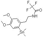 CAS#: 170465-14-2， N-[2-[4,5-Dimethoxy-2-(Trimethylstannyl)Phenyl]Ethyl]-2,2,2-Trifluoro-Acetamide