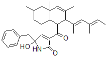 CAS#: 170591-45-4， 3-[3,4a,6-Trimethyl-2-[(2E,4E)-4-Methylhexa-2,4-Dien-2-Yl]2,5,6,7,8,8a-Hexahydro-1H-Naphthalene-1-Carbonyl]-5-Hydroxy-5-(Phenylmethyl)-1H-Pyrrol-2-One