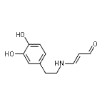 CAS#: 170803-37-9， (2E)-3-{[2-(3,4-Dihydroxyphenyl)Ethyl]Amino}Acrylaldehyde