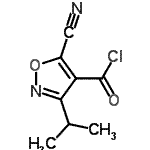 CAS#: 170865-18-6， 5-Cyano-3-Isopropyl-1,2-Oxazole-4-Carbonyl Chloride