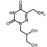 CAS#: 170872-51-2， 2-(2,3-Dihydroxypropyl)-6-Ethyl-1,2,4-Triazine-3,5(2H,4H)-Dione
