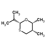 CAS#: 171038-85-0， (2R,5S,6R)-2-Isopropyl-5,6-Dimethyl-1,3-Oxathiane