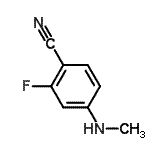 CAS#: 171049-40-4， 2-Fluoro-4-(Methylamino)Benzonitrile