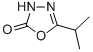 structure of CAS# 1711-88-2, 5-(1-Methylethyl)-1,3,4-Oxadiazol-2(3H)-One;5-Isopropyl-3H-1,3,4-Oxadiazol-2-One;1,3,4-Oxadiazol-2(3H)-One, 5-(1-Methylethyl)-