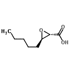 CAS#: 171231-63-3， (2S,3R)-3-Pentyl-2-Oxiranecarboxylic Acid