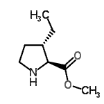 CAS#: 171232-78-3， Methyl (3S)-3-Ethyl-L-Prolinate