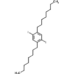 structure of CAS# 171569-01-0, 1,4-Diiodo-2,5-Dioctylbenzene;1,4-Diiodo-2,5-dioctylbenzene;n / a;637068_ALDRICH
