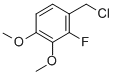 结构式 CAS# 1716-43-4, 1-(氯甲基)-2-氟-3,4-二甲氧基-苯