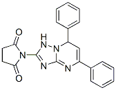 CAS#: 171668-01-2， 1-[5,7-Di(Phenyl)-1,7-Dihydro-[1,2,4]Triazolo[1,5-a]Pyrimidin-2-Yl]Pyrrolidine-2,5-Dione