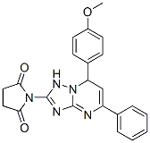 CAS#: 171668-02-3， 1-[7-(4-Methoxyphenyl)-5-Phenyl-1,7-Dihydro-[1,2,4]Triazolo[1,5-a]Pyrimidin-2-Yl]Pyrrolidine-2,5-Dione