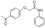 structure of CAS# 17172-76-8, 2-(4-Acetylphenoxy)-N-Phenyl-Acetamide;2-(4-Acetylphenoxy)-N-Phenyl-Acetamide;2-(4-Ethanoylphenoxy)-N-Phenyl-Ethanamide;Sbb004902