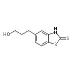 CAS#: 171874-54-7， 5-(3-Hydroxypropyl)-1,3-Benzothiazole-2(3H)-Thione