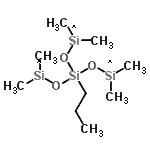CAS 登录号：172080-99-8， [二[(二甲基-lambda<sup>3</sup>-硅烷基)氧基]-丙基-硅烷基]氧基-二甲基-硅