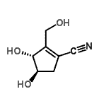 CAS#: 172290-15-2， (3R,4R)-3,4-Dihydroxy-2-(Hydroxymethyl)-1-Cyclopentene-1-Carbonitrile