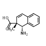 CAS#: 172329-35-0， (1S,2R)-1-Amino-2-Methyl-1,2-Dihydro-2-Naphthalenecarboxylic Acid