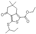 CAS#: 172516-44-8， 4,5,6,7-Tetrahydro-6,6-Dimethyl-3-[(1-Methylpropyl)Thio]-4-Oxo-Benzo[c]Thiophene-1-carboxylic Acid Ethylester