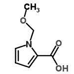 structure of CAS# 172805-62-8, 1-(Methoxymethyl)-1H-Pyrrole-2-Carboxylic Acid;1-(methoxymethyl)-1H-pyrrole-2-carboxylic acid