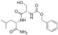 结构式 CAS# 17331-87-2, N-苄氧羰基丝氨酰亮氨酰胺