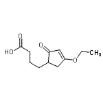 CAS#: 173413-41-7， 4-(4-Ethoxy-2-Oxo-3-Cyclopenten-1-Yl)Butanoic Acid