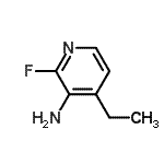CAS#: 173435-43-3， 4-Ethyl-2-Fluoro-3-Pyridinamine