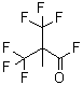 structure of CAS# 1735-87-1, 3,3,3-Trifluoro-2-Methyl-2-(Trifluoromethyl)Propanoyl Fluoride;2,2-Bis(trifluoromethyl)propanoyl fluoride;2,2-Bis(t<wbr>rifluorom<wbr>ethyl)pro<wbr>pionyl fl<wbr>uoride, 2<wbr>-Methyl-3<wbr>,3,3-trif<wbr>luoro-2-(<wbr>trifluoro<wbr>methyl)pr<wbr>opanoyl f<wbr>luoride;MFCD00236084