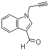 结构式 CAS# 173531-53-8, 1-(2-丙炔-1-基)-1H-吲哚-3-甲醛