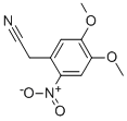 structure of CAS# 17354-04-0, 4,5-Dimethoxy-2-Nitro-Benzeneacetonitrile;2-(4,5-Dimethoxy-2-Nitro-Phenyl)Acetonitrile;2-(4,5-Dimethoxy-2-Nitro-Phenyl)Ethanenitrile;Zinc00161933