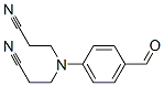 structure of CAS# 17354-79-9, 3,3'-[(4-Formylphenyl)Imino]Bispropiononitrile;3-[2-Cyanoethyl-(4-Formylphenyl)Amino]Propionitrile;3-[2-Cyanoethyl-(4-Methanoylphenyl)Amino]Propanenitrile;4-(Bis(2-Cyanoethyl)Amino)Benzaldehyde